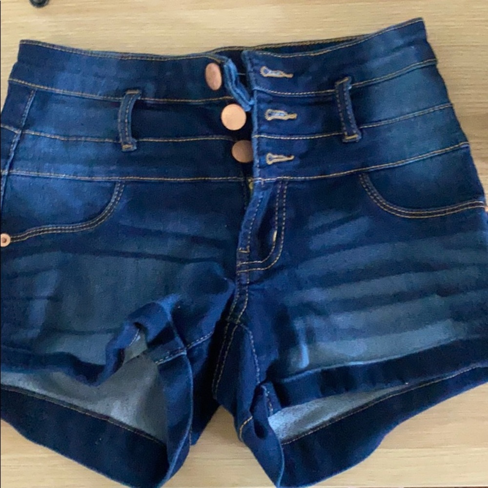 High waisted shorts